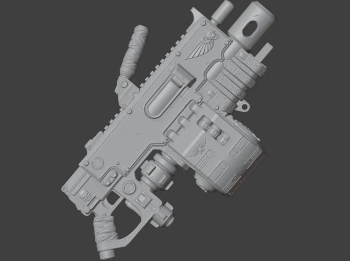 Unofficial unpainted custom upgrade part
